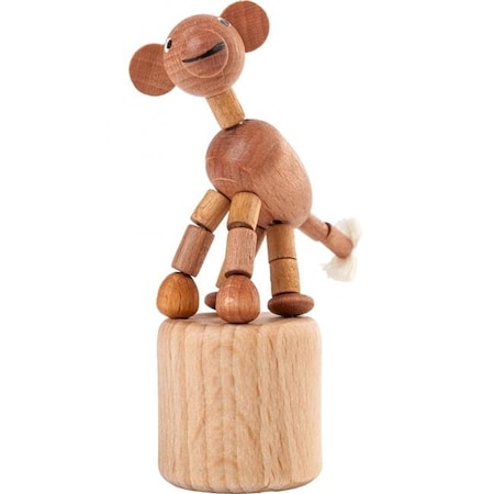 Alexander Taron Alexander Taron 105-059 Dregeno Push Toy - Wobbly Monkey 105-059
